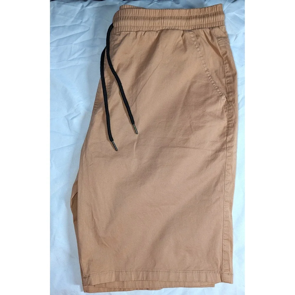JMIERR Mens Casual Board Shorts Drawstring Summer Beach Shorts, XL, Beige Sz 40